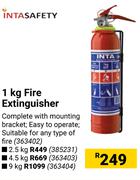 Intasafety Fire Extinguisher 363404-9kg