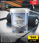 Fired Earth Extreme Roof Acrylic (White & Green)-5Ltr