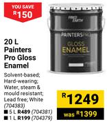 Fired Earth Painters Pro Gloss Enamel-20Ltr