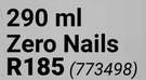 Gloo It Zero Nails-290ml