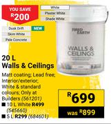 Fired Earth 10L Walls & Ceilings