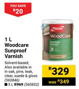 Plascon 1L Woodcare Sunproof Varnish