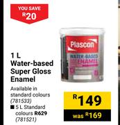 Plascon 1L Water Based Super Gloss Enamel