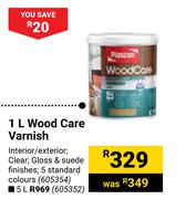 Plascon 1L Wood Care Varnish