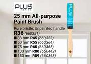 Plus Series 25mm All Purpose Paint Brush