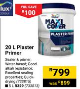 Dulux 20L Maxi Cover Plaster Primer