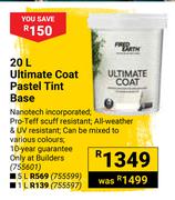 Fired Earth 5L Ultimate Coat Pastel Tint Base