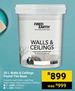 Fired Earth 1L Walls & Ceilings Pastel Tint Base