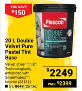 Plascon 20L Double Velvet Pure Pastel Tint Base