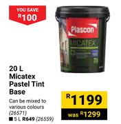 Plascon 5L Micatex Pastel Tint Base