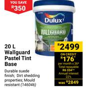 Dulux 20L Wallguard Pastel Tint Base