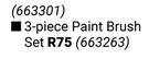 Builders 3 Piece Paint Brush Set-Per Set