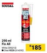 Soudal Fix All Clear-290ml