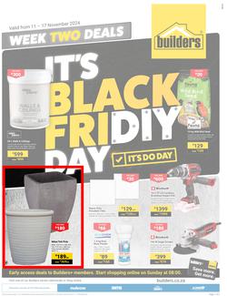 Builders : It's Black Fridiy Day (11 November - 17 November 2024), page 1