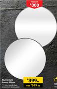 Aluminium Round Mirror (850003957, 850004002)-711mm Each