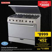 Goldair 5-Burner Gas/Electric Oven 591501