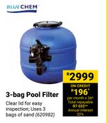 Bluechem 3-Bag Pool Filter
