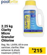 Poolbrite Clarity Micro Granular Chlorine-2.25Kg