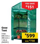 Grow Tent 3 Tier 690mm x 490mm x1.26m