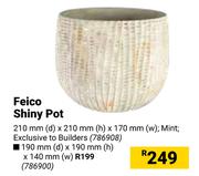 Feico Shiny Pot 210mm x 210mm x 170mm