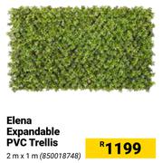 Elena Expandable PVC Trellis 2m x 1m
