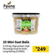 Fauna 25 Mini Suet Ball-3.125Kg