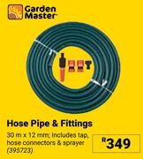 Garden Master Hose Pipe & Fittings 30m x 12mm