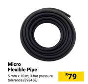 Micro Flexible Pipe 5mm x 10m