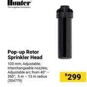 Hunter Pop-Up 100mm Rotor Sprinkler Head 304779