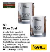 Fired Earth Floor Coat-5Ltr Each