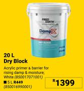Fired Earth DampX Dry Block-20Ltr