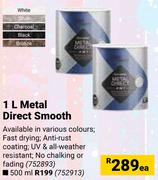 Fired Earth Metal Direct Smooth-1Ltr Each