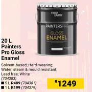 Fired Earth Painters Pro Gloss Enamel-1Ltr