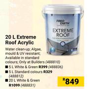 Fired Earth Extreme Roof Acrylic (Standard Colours)-5Ltr