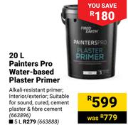 Fired Earth Painters Pro Water-Based Plaster Primer-5Ltr