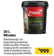 Plascon Micatex-20Ltr