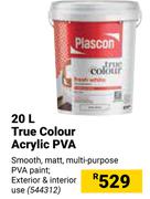 Plascon True Colour Acrylic PVA-20Ltr