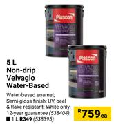 Plascon Non-Drip Velvaglo (Water-Based)-1Ltr