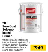 Plascon Sure Coat Solvent-Based Primer-20Ltr