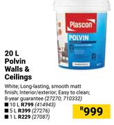Plascon Polvin Walls & Ceilings-1Ltr
