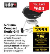 Weber 570mm Compact Kettle Grill