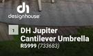 Designhouse DH Jupiter Cantilever Umbrella