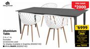 Designhouse 2m x 1m Aluminium Table