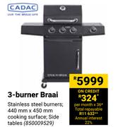 Cadac 3-Burner Braai 850009529