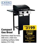 Cadac Compact Gas Braai 751194