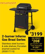 Megamaster 2-Burner Inferno Gas Braai Series 850017119