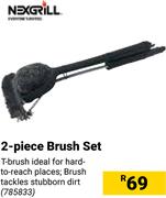 Nexgrill 2-Piece Brush Set 785833