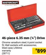 Mastercraft 46-Piece 6.35mm (1/4") Drive 28711