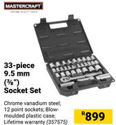Mastercraft 33-Piece 9.5mm (3/8") Socket Set 357575