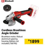 Einhell Cordless Brushless Angle Grinder 768740